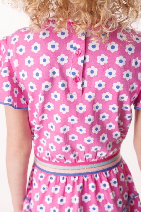 component Monarchie Onderscheiden Mim-Pi jurk Darla pink bloemen | Mini & More
