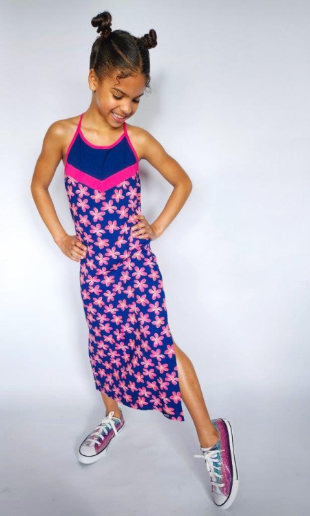 Trouw Beweegt niet Afwijking Louder! lange jurk Lina tropical flowers | Mini & More