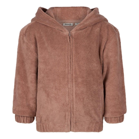 Daily7 hooded towel zipper jacket rose tan (4101)