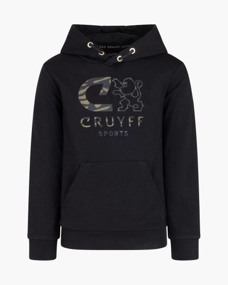 Cruyff hoodie Xinner black gold