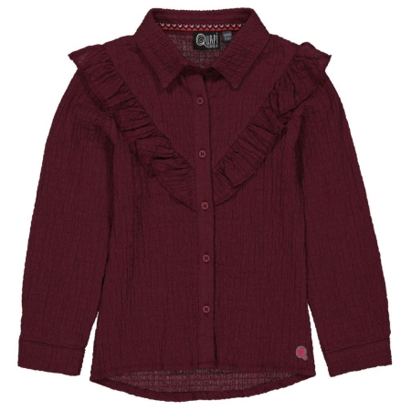 Quapi blouse Maleen red maroon