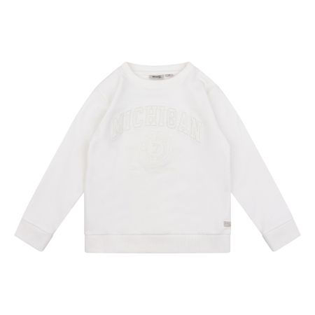 Daily7 organic sweater college off white (D7G-S23-4020)