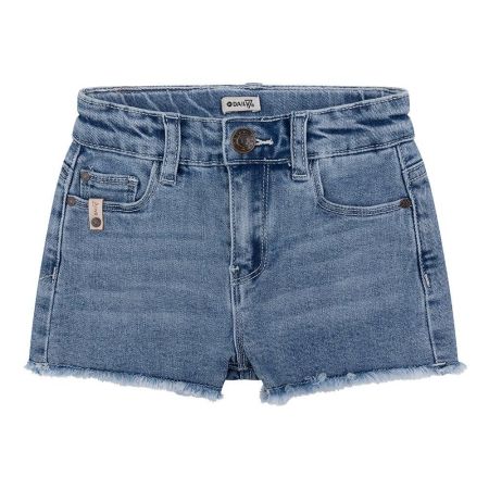 Daily7 denim short raw edge medium denim (D7G-S23-6005)