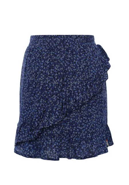 Looxs wrap rok violet blue bloemen (2311-5720-177)