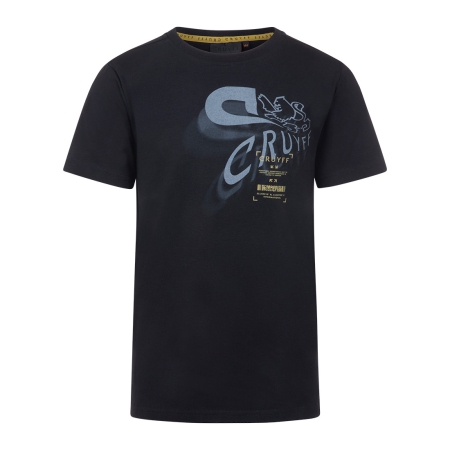 Cruyff Golden Seeker tee black gold