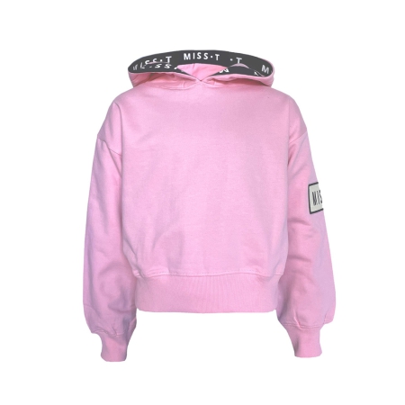 Miss T by Topitm hoodie Holly pink