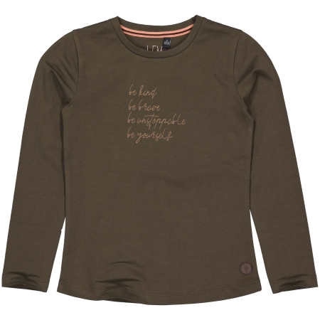 Levv longsleeve Alice green leaf