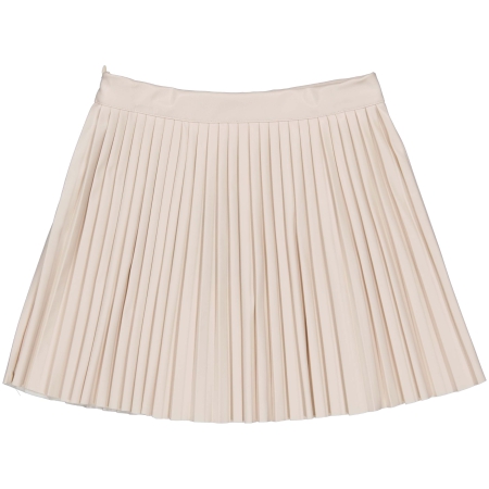 Levv plisse rok April white cream