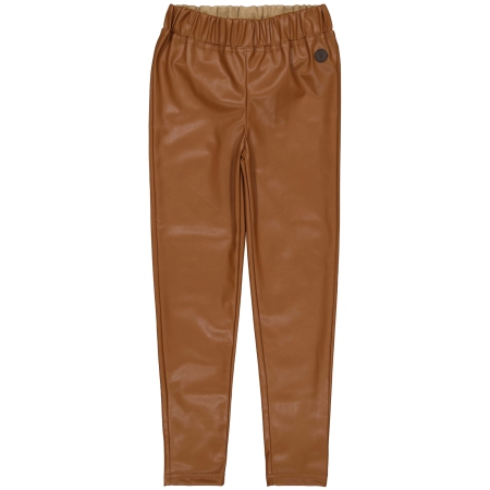 Levv leatherlook legging Aurelie camel