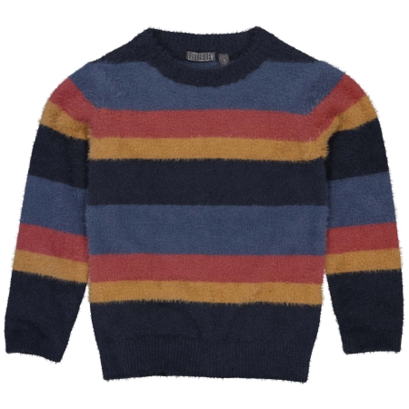 Levv sweater Bibian sop blue dark stripes