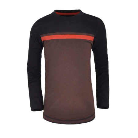 Legends22 longsleeve Kjeld brown achterkant print (B22-710)