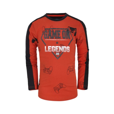 Legends22 longsleeve Lucas red game on (B22-718)