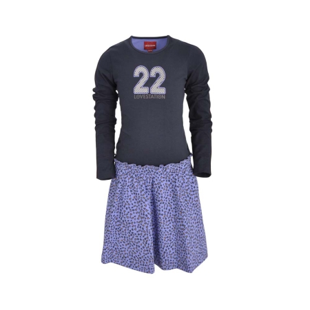 Lovestation22 jurk Lucia dark blue (B22-804)