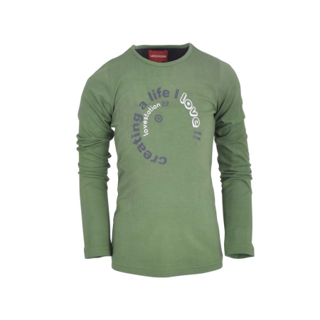 Lovestation22 longsleeve Lois cactus green (B22-837)