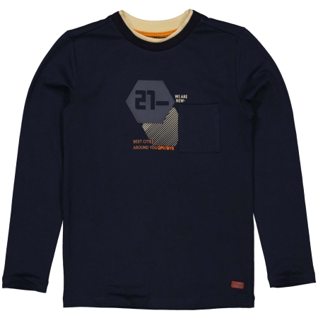 Quapi longsleeve Ragnar blue dark