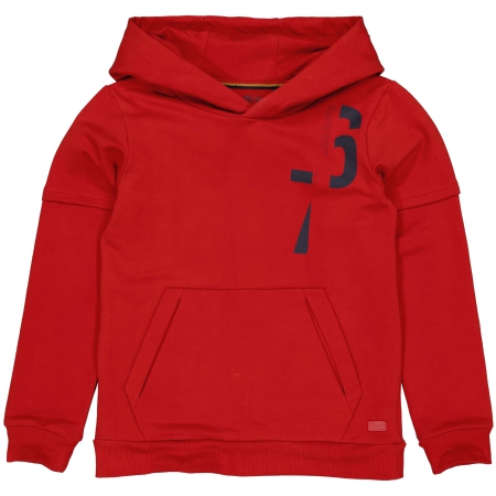 Quapi hoodie Rayley red lava