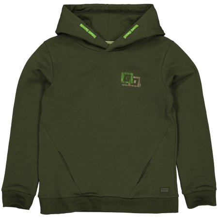 Quapi hoodie Rex green wood