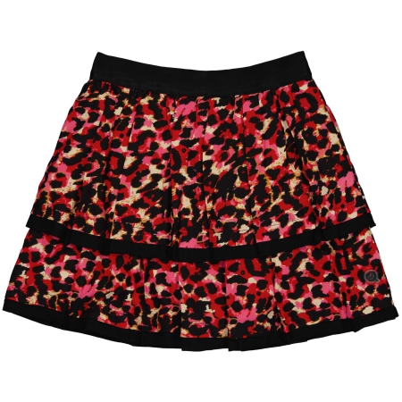 Quapi rok Rune aop pink leopard