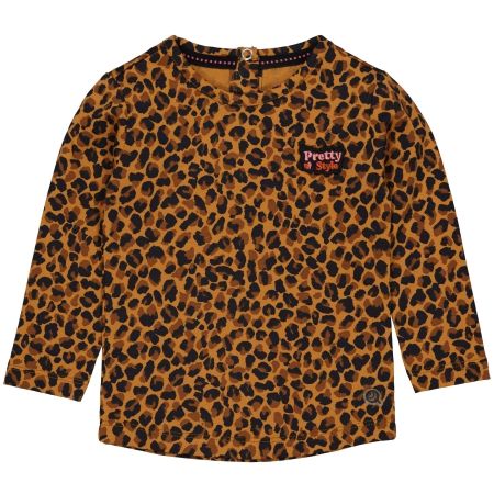 Quapi longsleeve Saya aop sand almond animal