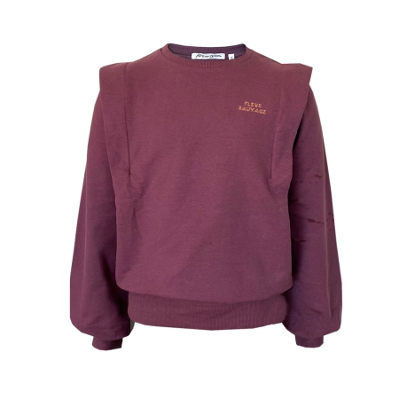 Miss T by Topitm sweater Silvia prune purple