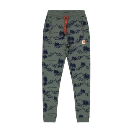 DJ Dutchjeans broek faded green aop (U44755)