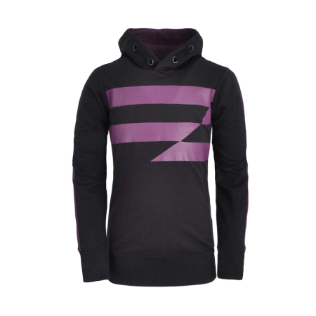 Unrealba6 hoodie Tracy black purple (B22-611)