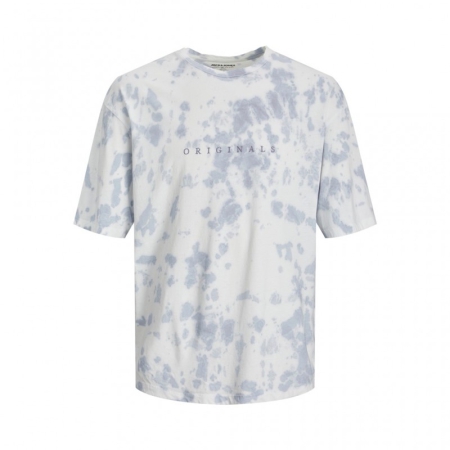 Jack & Jones shirt Jorsolar tie dye bluefin loose (12210058)