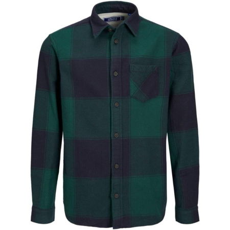 Jack & Jones blouse check trekking green (12216426)