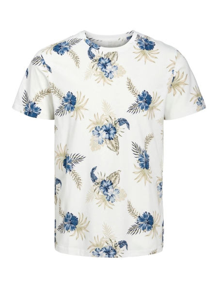 Jack & Jones shirt cloud dancer bloemen (12225312)