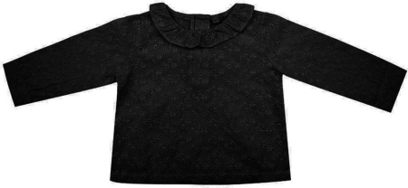 Little Indians broderie blouse black