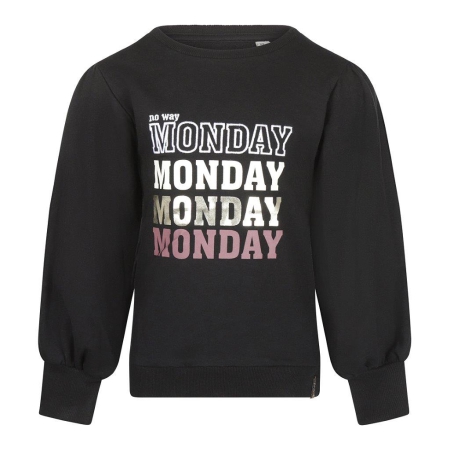 No Way Monday sweater black no way monday (U44100)