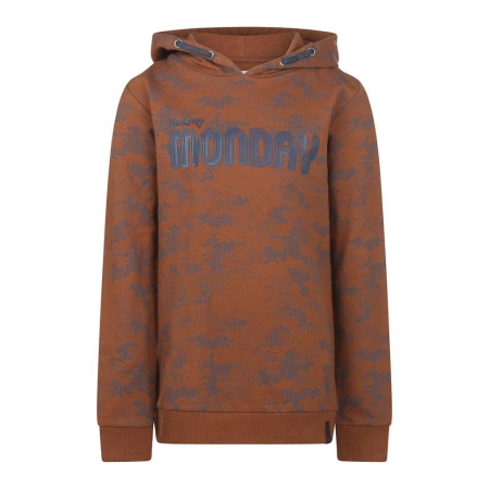 No Way Monday hoodie brown (U44164)