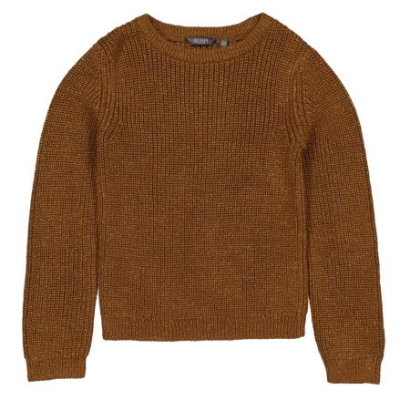 Quapi knitted sweater Rienne brown rust