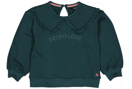 Quapi sweater Roelien green bottle