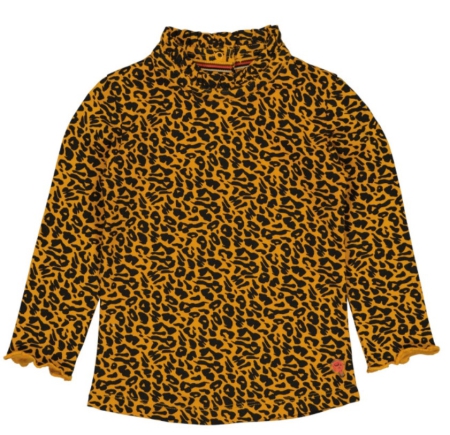 Quapi longsleeve Selina aop yellow animal