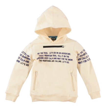 B'Chill hoodie Robbie off white