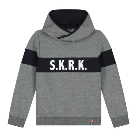 Skurk hoodie Sietse grey melange