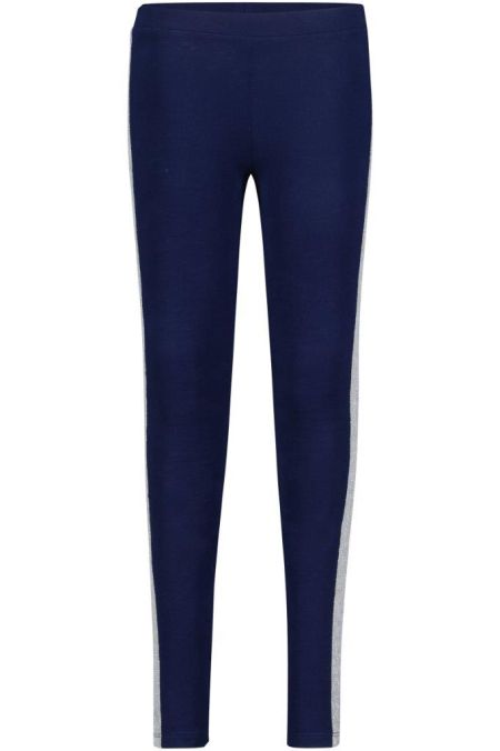 4President legging Harian navy (zilveren streep)