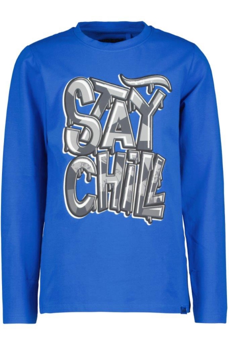 Louder! longsleeve Finn royal blue stay chill