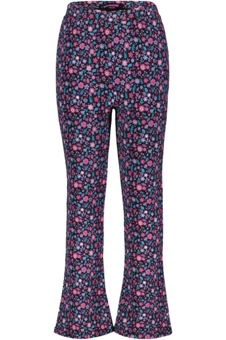 Louder! broek Jessie purple flowers aop