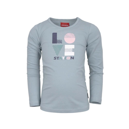 Lovestation22 longsleeve Rozemarijn light blue (B23-332)