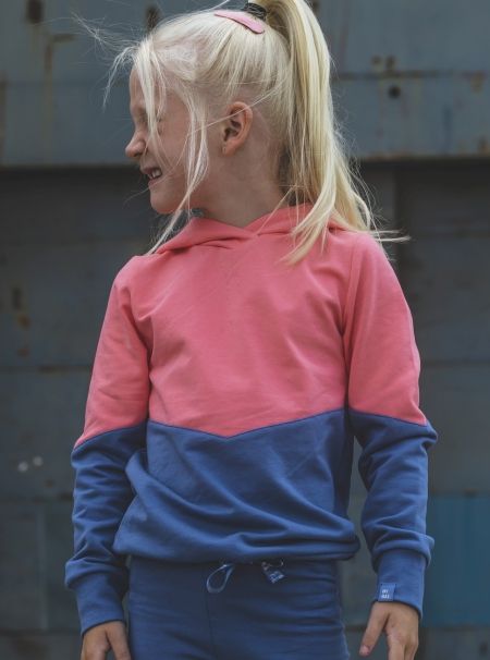 Billy & Lilly hoodie Fay strawberry pink-stellar blue