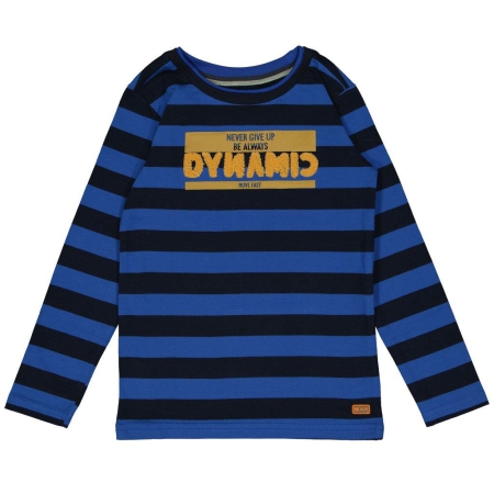 Quapi longsleeve Karas aop dark blue stripe