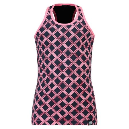 Billy & Lilly Tanktop Julia Square Neon pink - navy