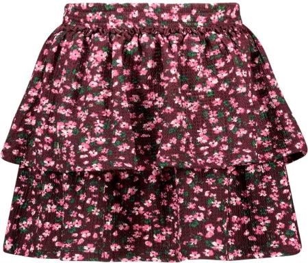 B.Nosy rok bordeaux bloemen Emy (Y309-5764-505)