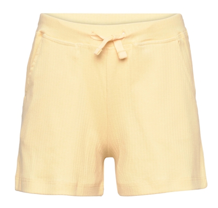 Copenhagen Colors rib jersey shorst pale yellow (215-149)