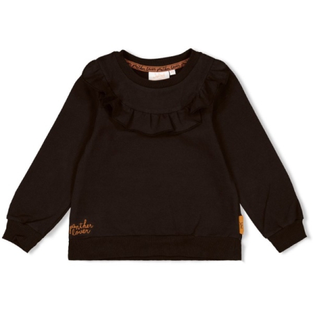 Jubel sweater ruches black (91600353)