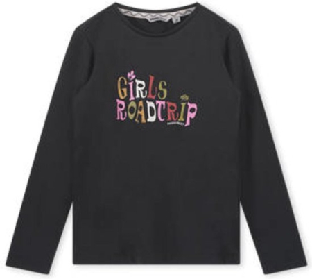 Moodstreet longsleeve zwart girls roadtrip (M308-5400-099)