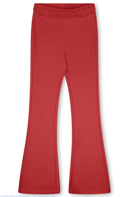 Moodstreet flaired sweat broek donker rood (M308-5600-261)