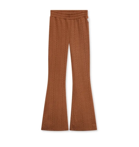 Moodstreet broek relief bruin (M308-5602-450)